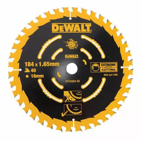 Диск пилковий 184 х 16 мм EXTREME DeWALT DT10303 DT10303 фото