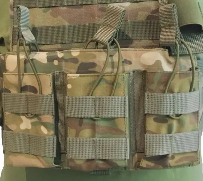Підсумок під 3 магазини АК Kirasa з кордури мультикам (Арт KI236) KI236 фото